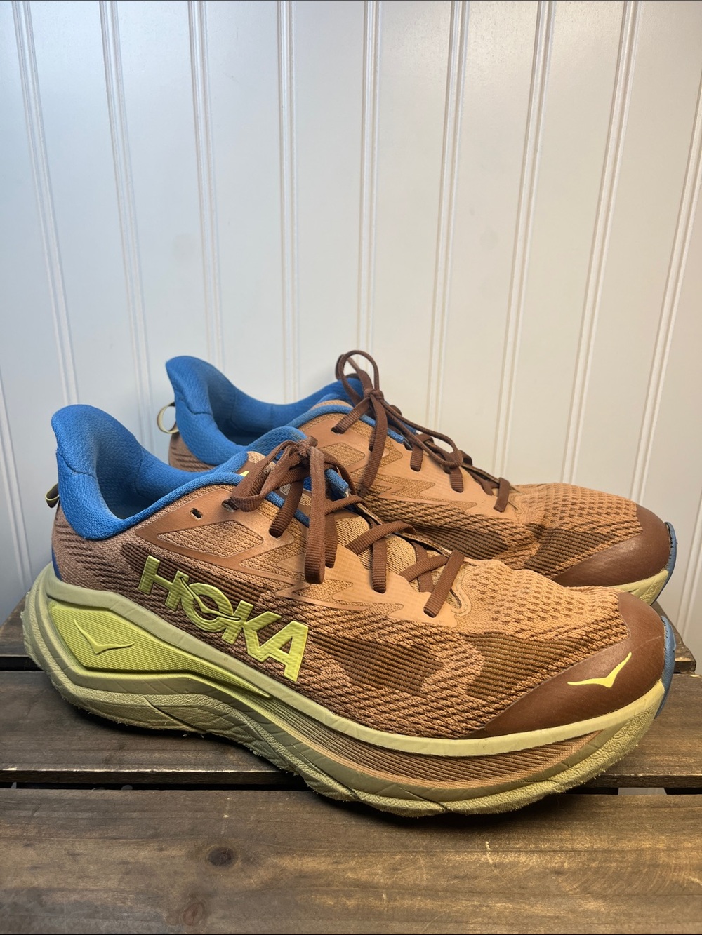 Hoka Men's Challenger 8 Maple Cardamom Trail Running Shoe Sneakers